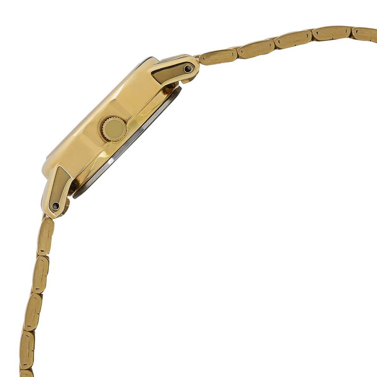 Titan Quartz Analog Champagne Round Dial Golden Stainless Steel Strap Watch For Women 3