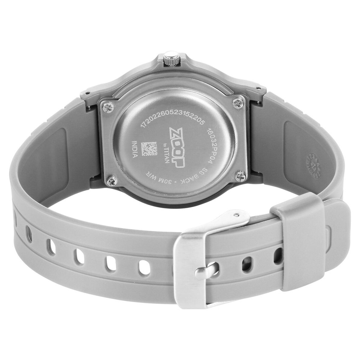 Zoop Analog Watch with White Dial & Grey Strap for Girls Kids, from House of Titan 5