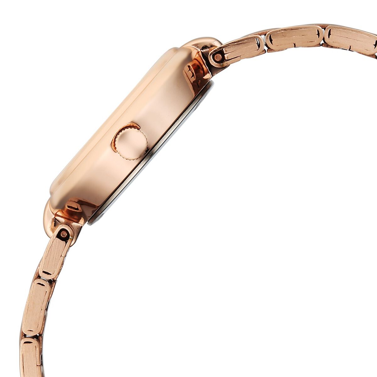 Fastrack Stunners Quartz Analog Beige Dial Rose Gold Stainless Steel Strap Watch For Girls 5