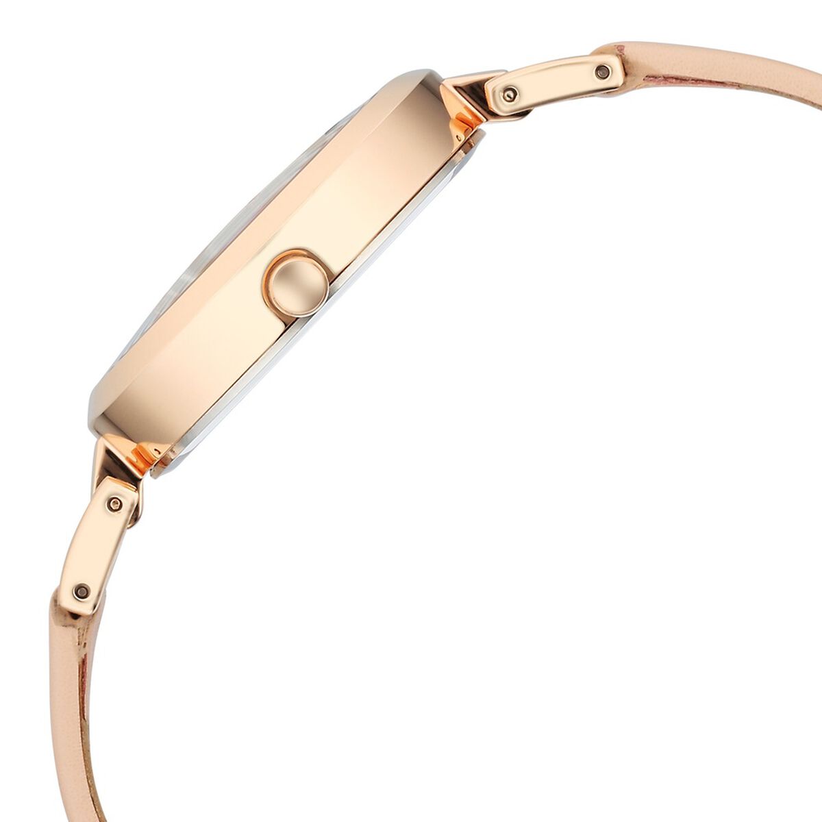 Titan Raga Memoirs Quartz Analog Pink Dial With Pink Color Leather Strap Watch For Women 4