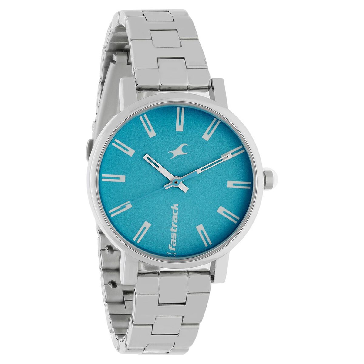 Fastrack Fundamentals Quartz Analog Blue Dial Stainless Steel Strap Watch for Girls 2