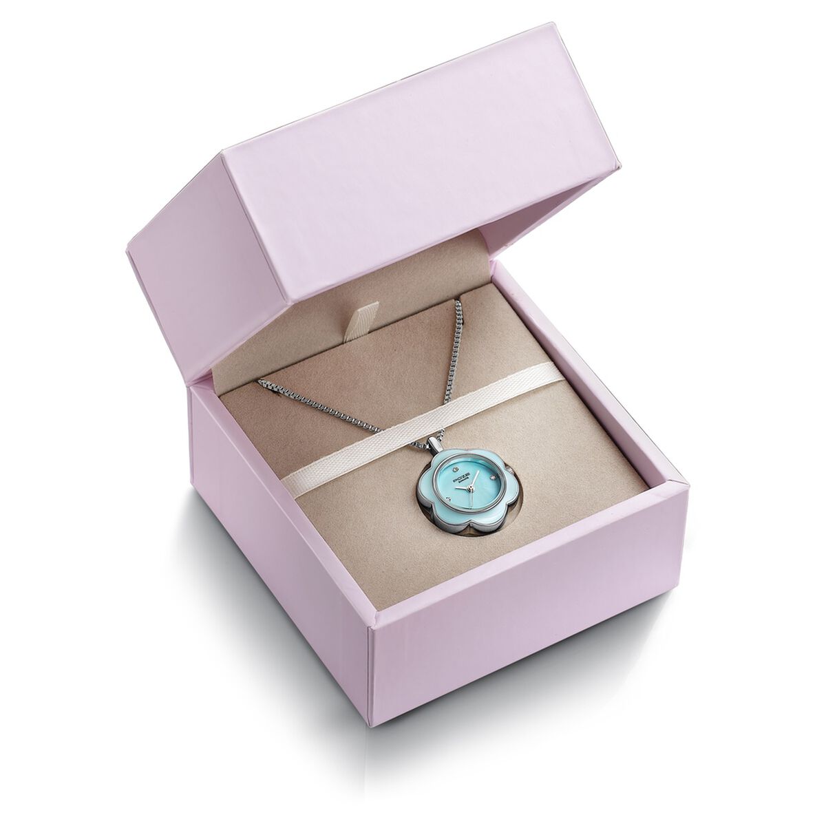 Sonata Poze Quartz Analog Blue Dial Silver Colour Metal Strap Watch For Women 5