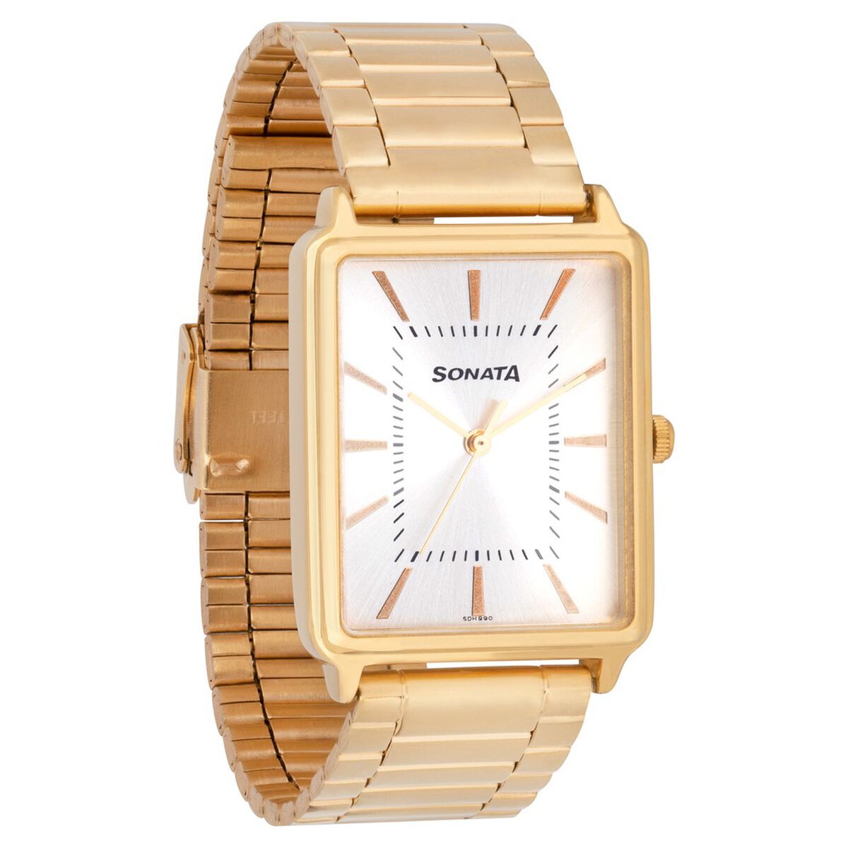 Sonata Quartz Analog Silver Dial Stainless Steel Strap Watch for Men 2