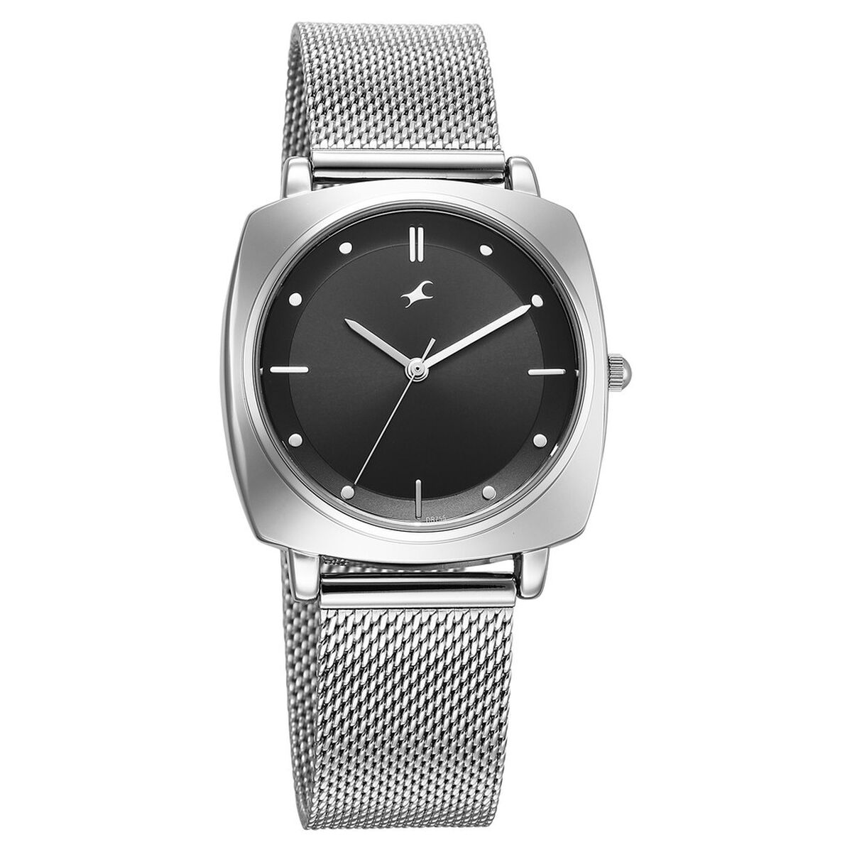 Fastrack Stunners X Quartz Analog Black Dial Stainless Steel Strap Watch For Girls 2