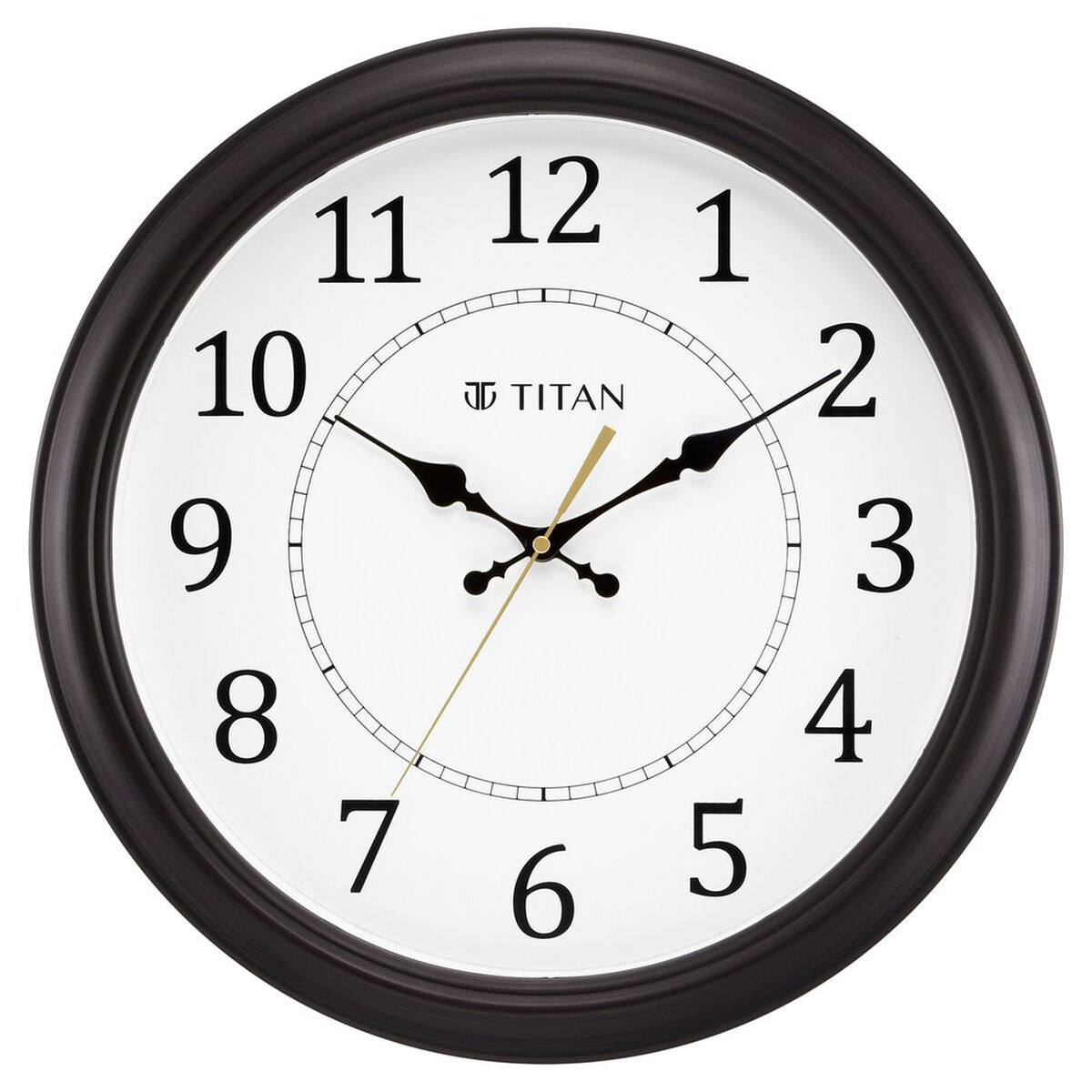 Classic White Wall Clock with Silent Sweep Technology - 42.0 cm x 42.0 cm (Large) 2