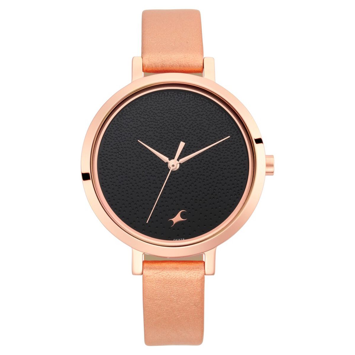 Fastrack Paint Me Quartz Analog Black Dial Leather Strap Watch for Girls 2