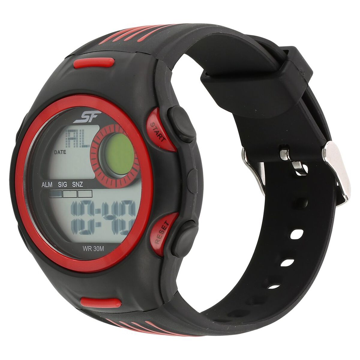 SF Super Fibre Digital Dial Plastic Strap Watch for Men 2
