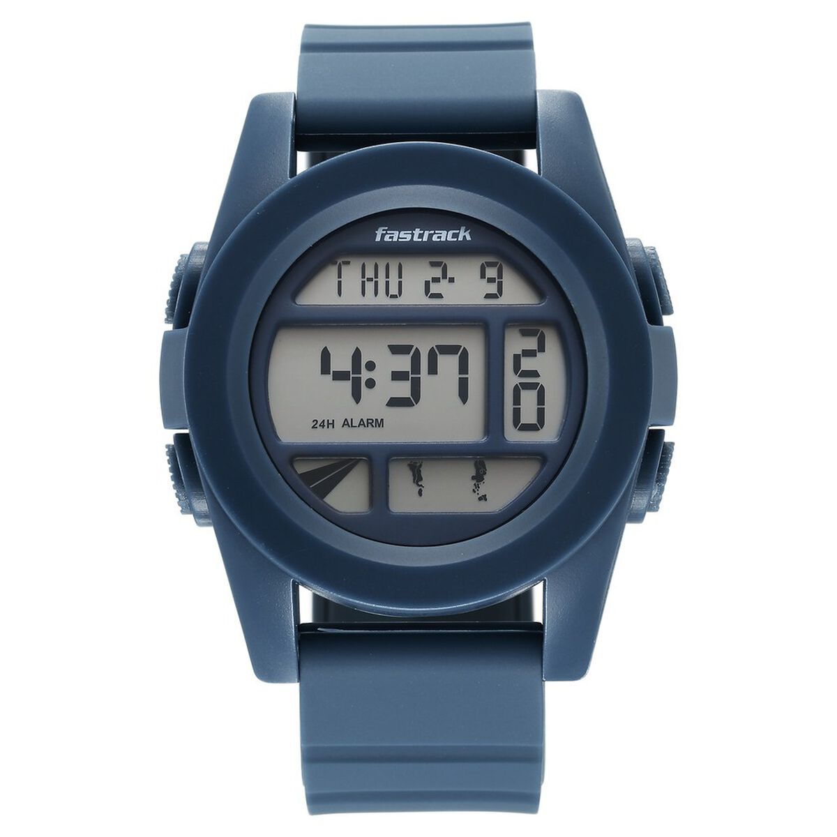 Fastrack StreetStyle Digital Blue Dial Blue Silicone Strap Watch For Guys 1
