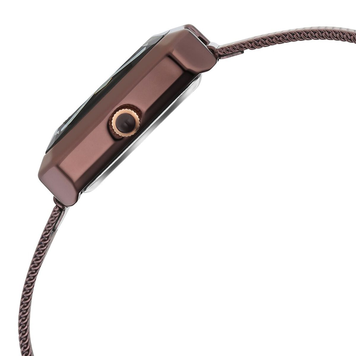 Fastrack Vyb Flare Quartz Analog Brown Dial Stainless Steel Strap Watch for Girls 5