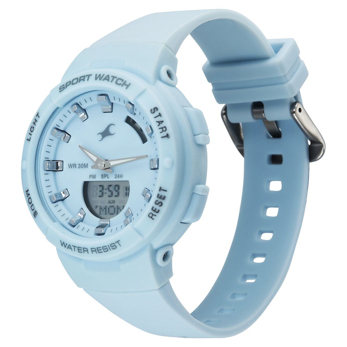 Fastrack StreetStyle Quartz Analog Blue Dial Blue Plastic Strap Watch For Girls 3