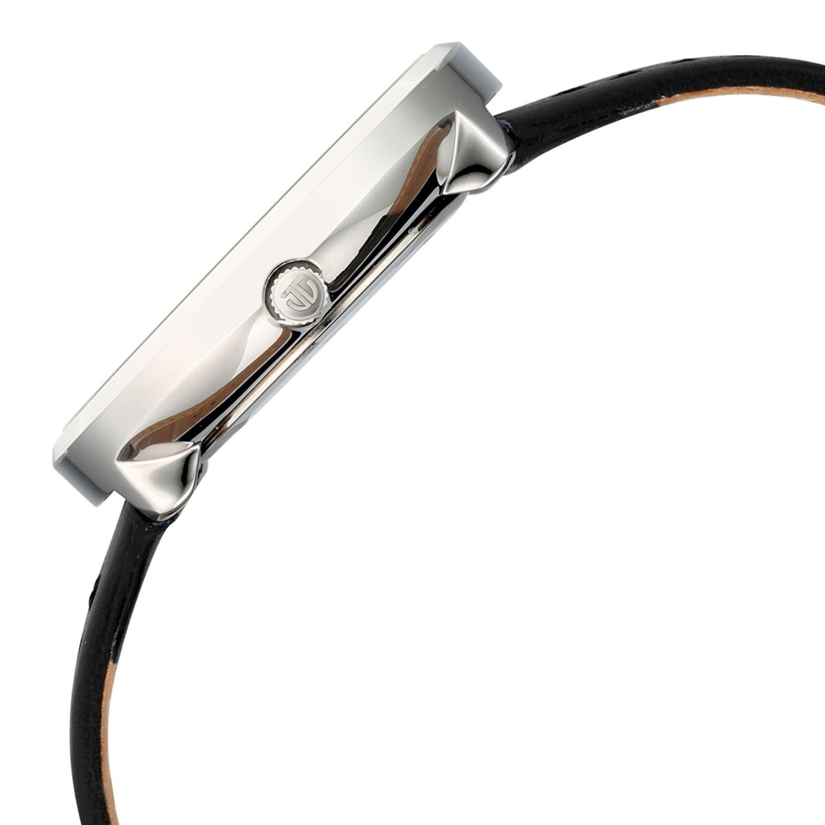 Titan Neo Quartz Analog White Dial Brown Leather Strap Watch For Women 5