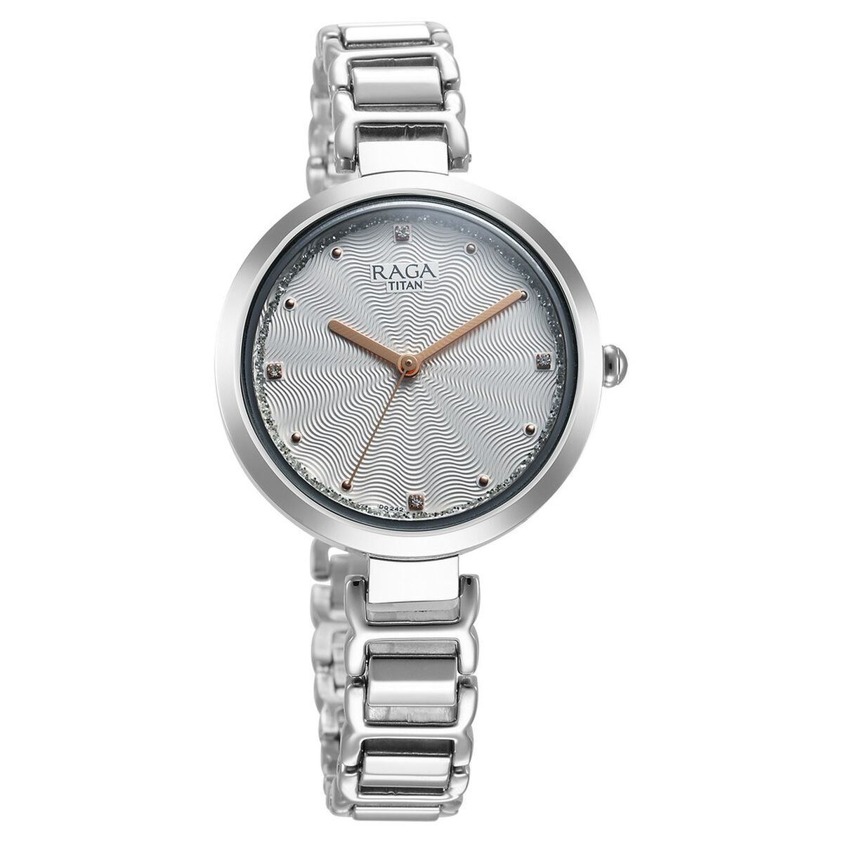 Titan Raga Memoirs Quartz Analog Silver Dial With Silver Color Metal Strap Watch For Women 2