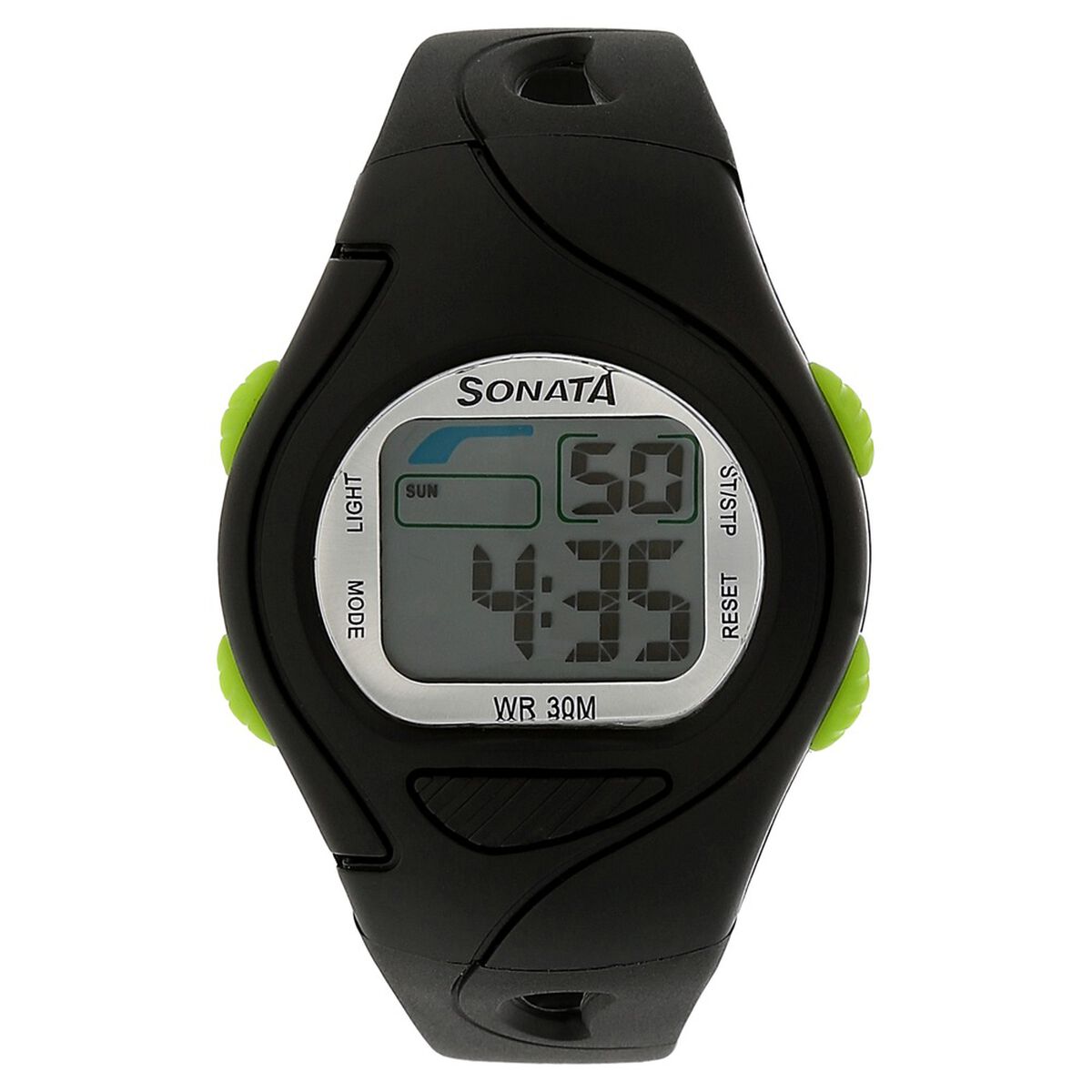 SF Digital Grey Dial Plastic Strap Unisex Watch 1