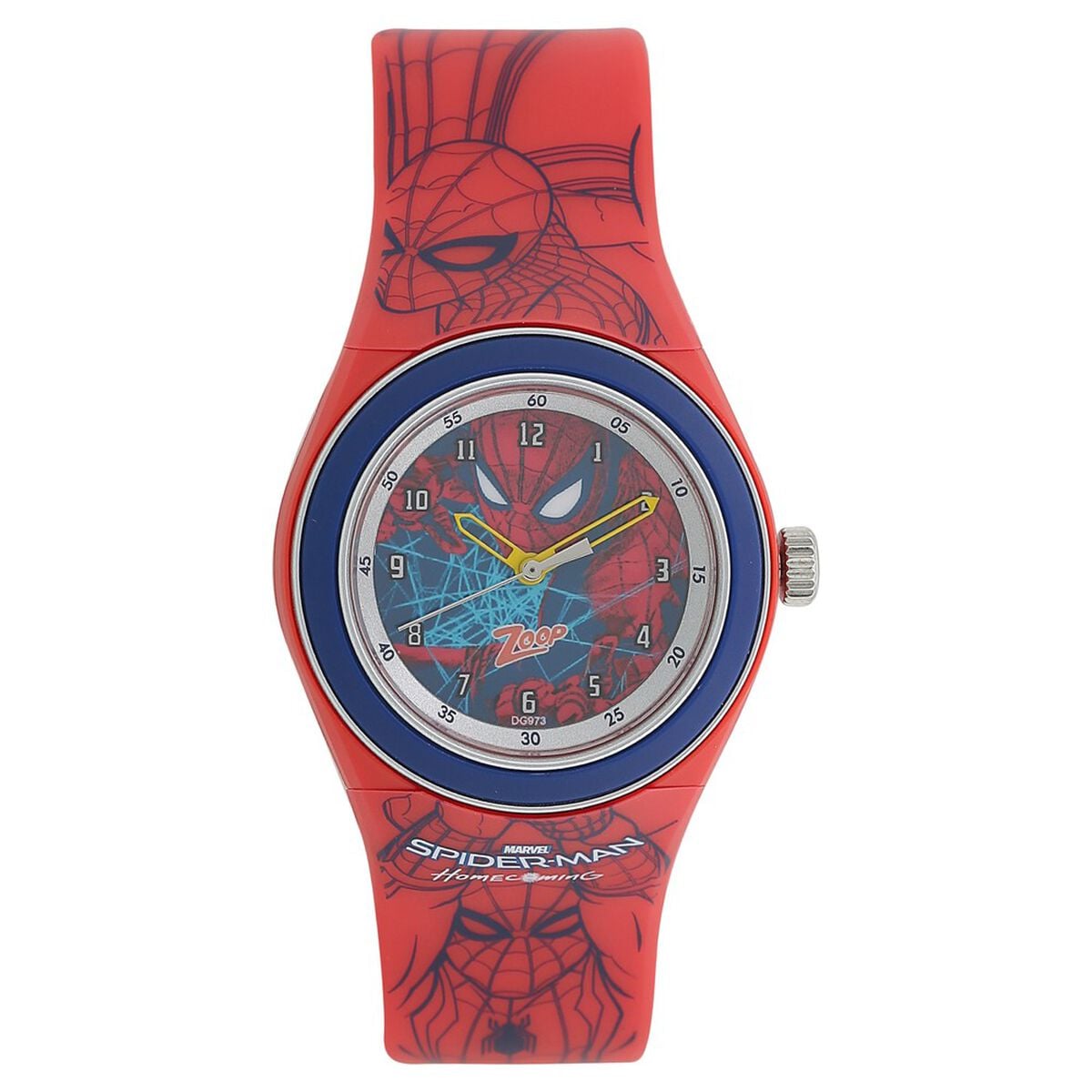 Zoop Marvel Spiderman Analog Watch with Red Dial & Red Strap for Boys Kids, from House of Titan 1