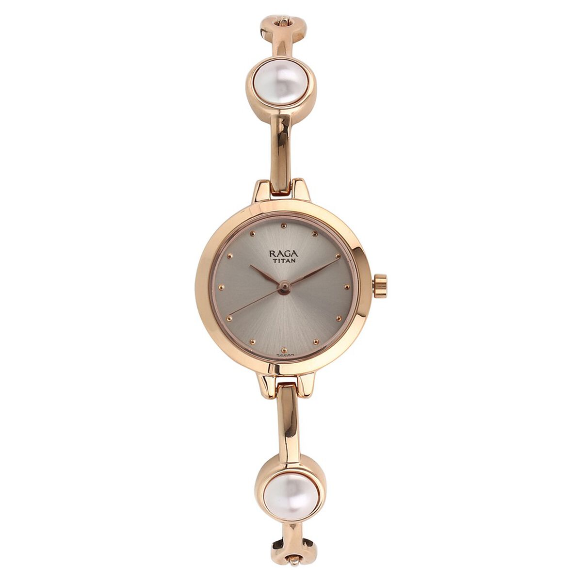 Titan Quartz Analog Grey Dial Metal Strap Watch for Women 1