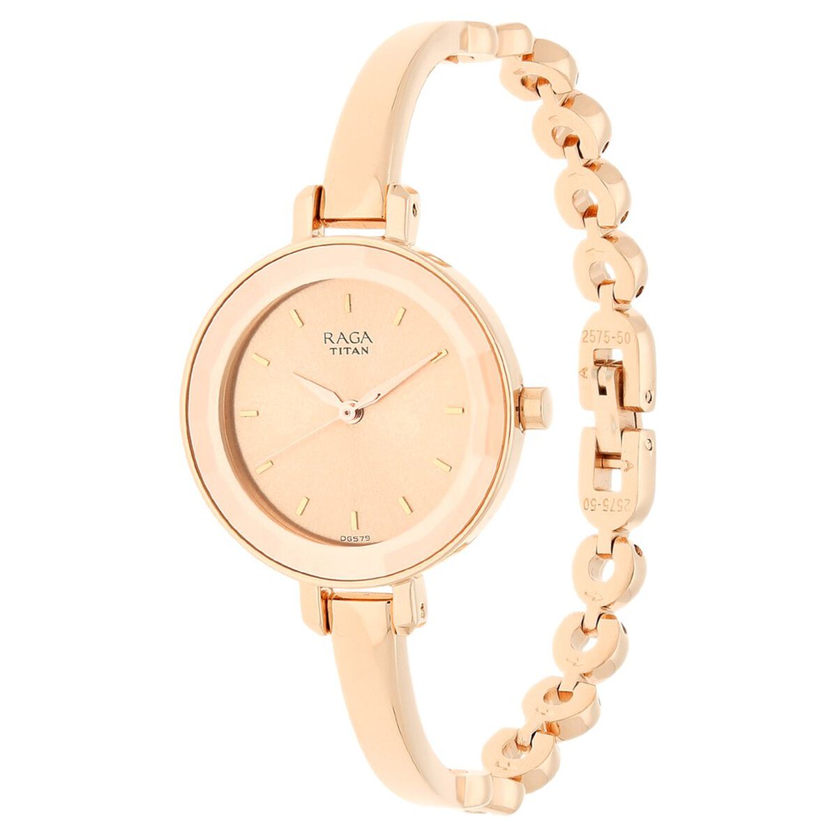 Titan Raga Viva Quartz Analog Rose Gold Round Dial Rose Gold Metal Strap Watch For Women 2