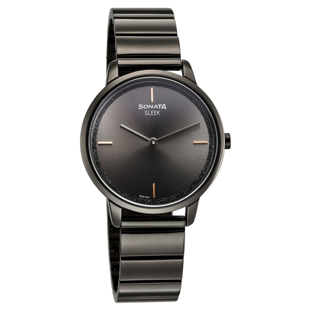 Sonata Sleek Women Charcoal Gray Dial Ultra-Slim Gunmetal Watch 1