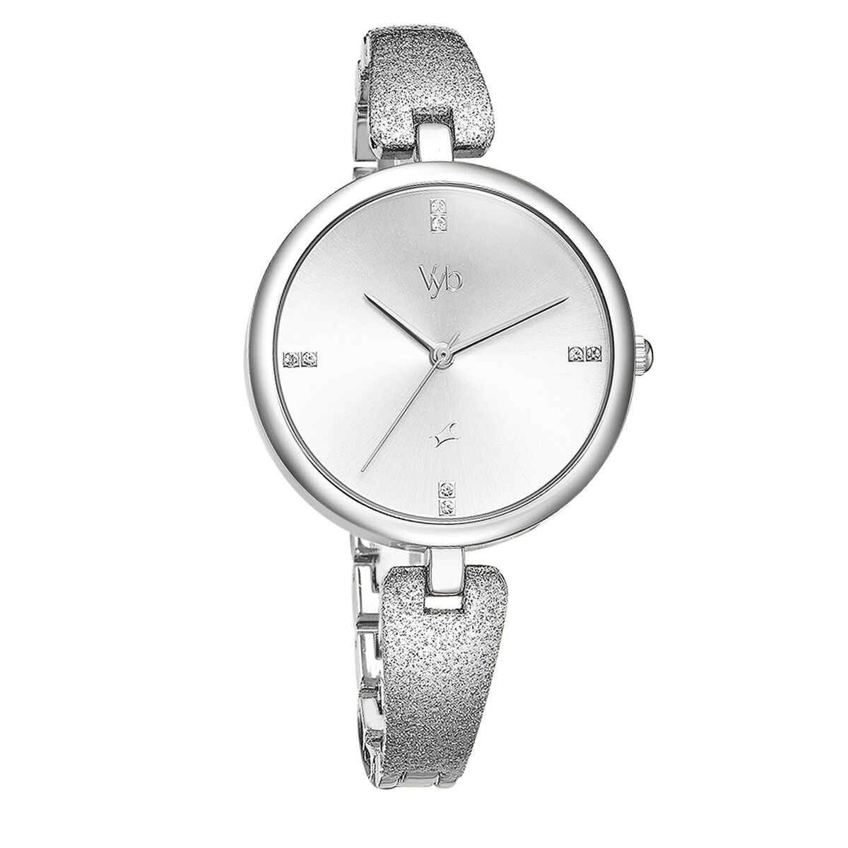 Fastrack Vyb Diva Quartz Analog Silver Dial Metal Strap Watch for Girls 2