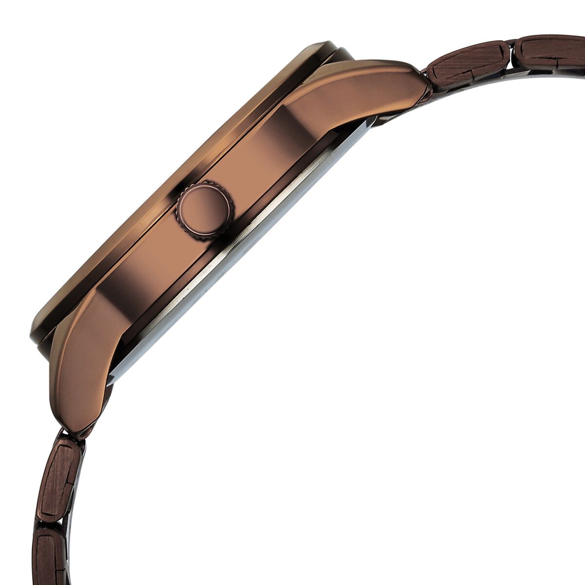 Vyb Drift By Fastrack Quartz Analog Brown Dial Brown Stainless Steel Strap Watch For Guys 5