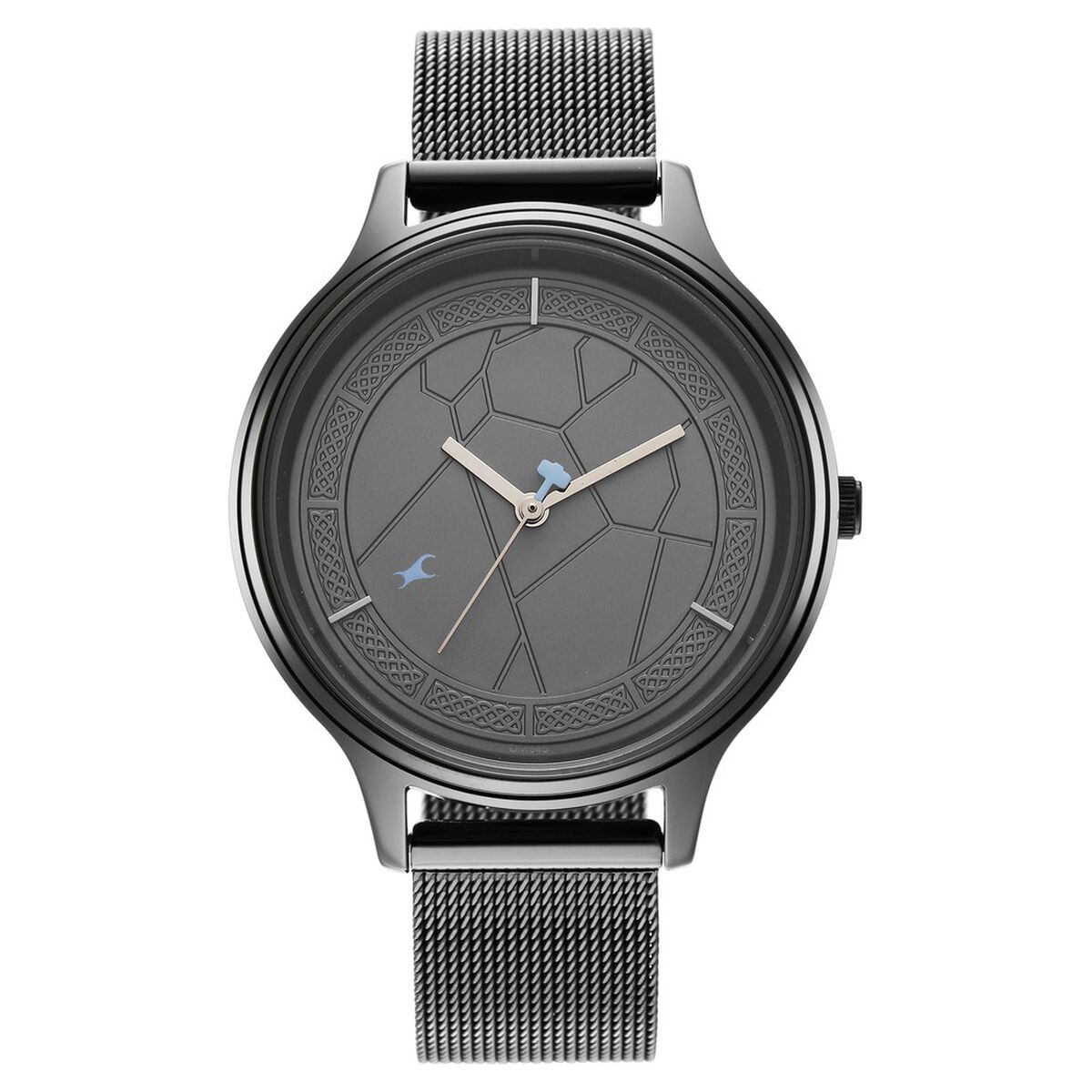 Fastrack Thor Quartz Analog Grey Dial Stainless Steel Strap Watch for Girls 3