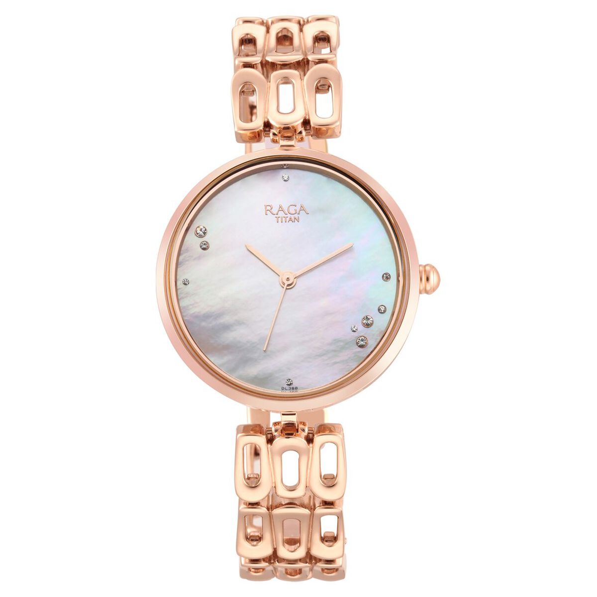Titan Raga Chic Mother Of Pearl Dial Women Watch With Metal Strap 2
