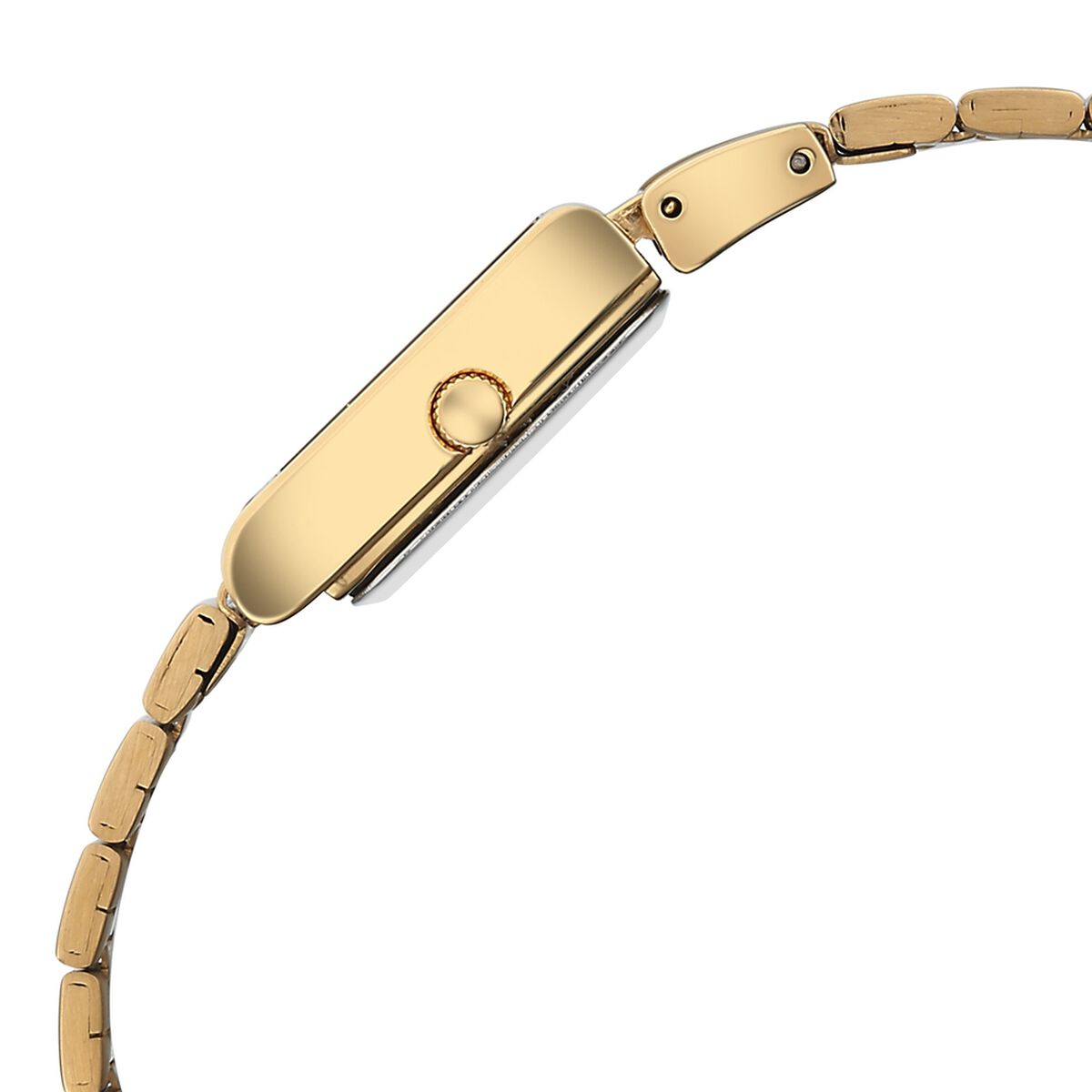 Vyb Muse By Fastrack Quartz Analog Black Dial Golden Stainless Steel Strap Watch For Girls 5