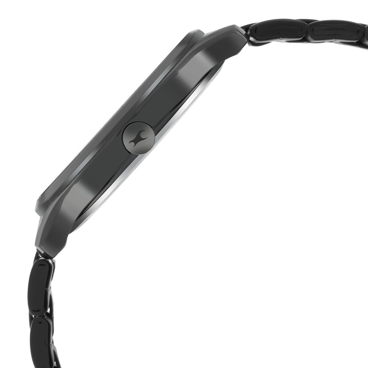Fastrack Stunners Quartz Analog Black Dial Metal Strap Watch for Guys 5