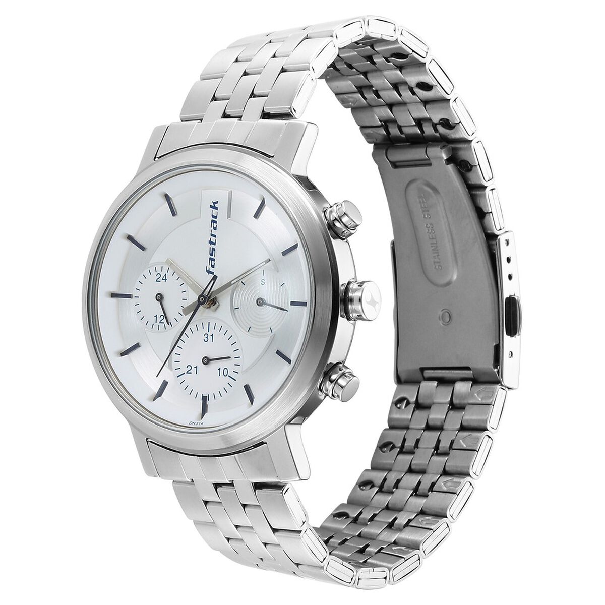 Fastrack Tick Tock White Dial Watch for Guys 3