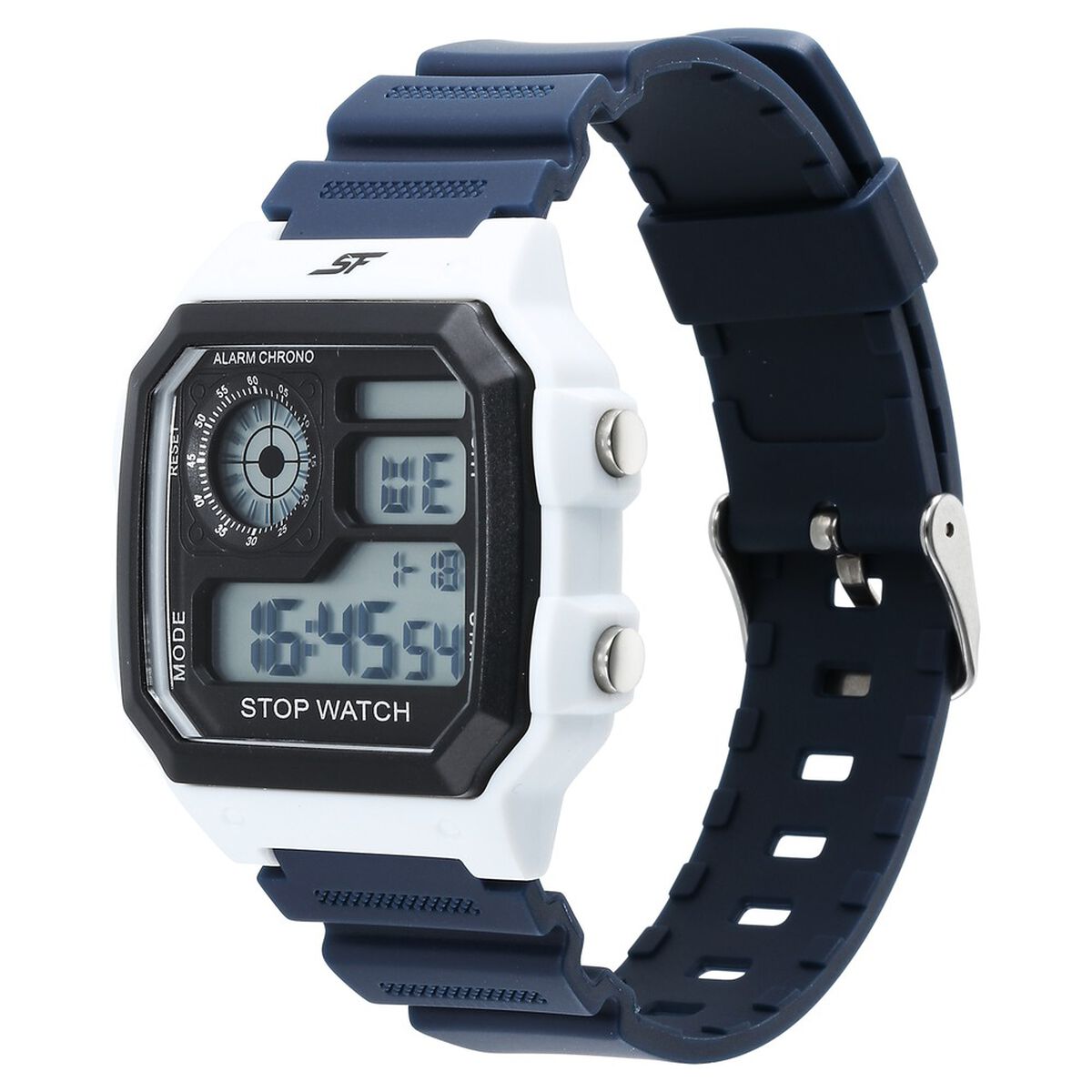 SF Hexa Digital Dial Unisex Watch With Polyurethane Strap 2