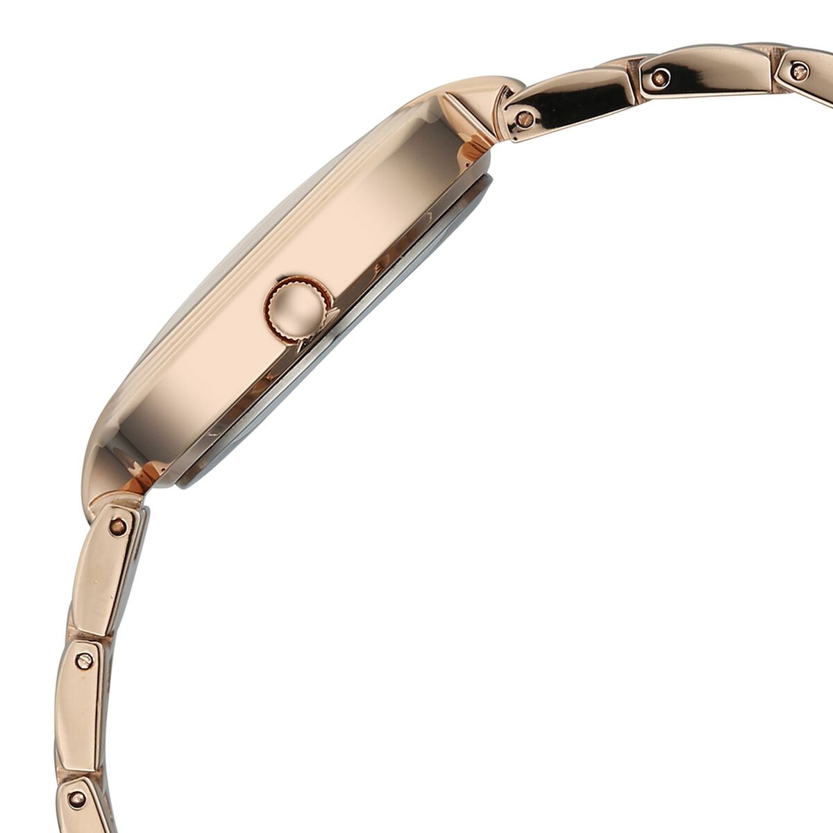 Titan Raga Showstopper Quartz Analog White Dial Rose Gold Metal Strap Watch For Women 4