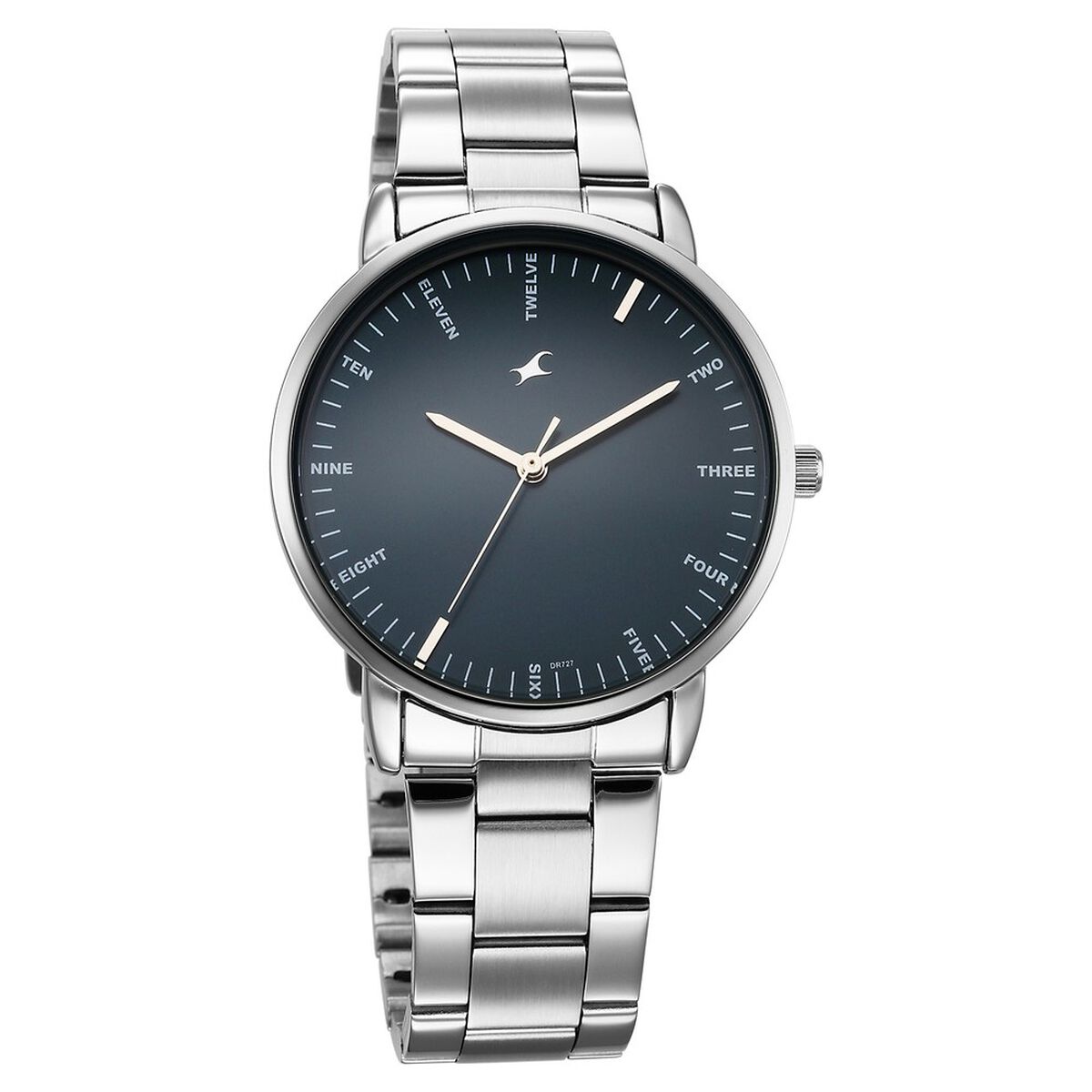 Fastrack Stunners X Quartz Analog Blue Dial Stainless Steel Strap Watch For Guys 2