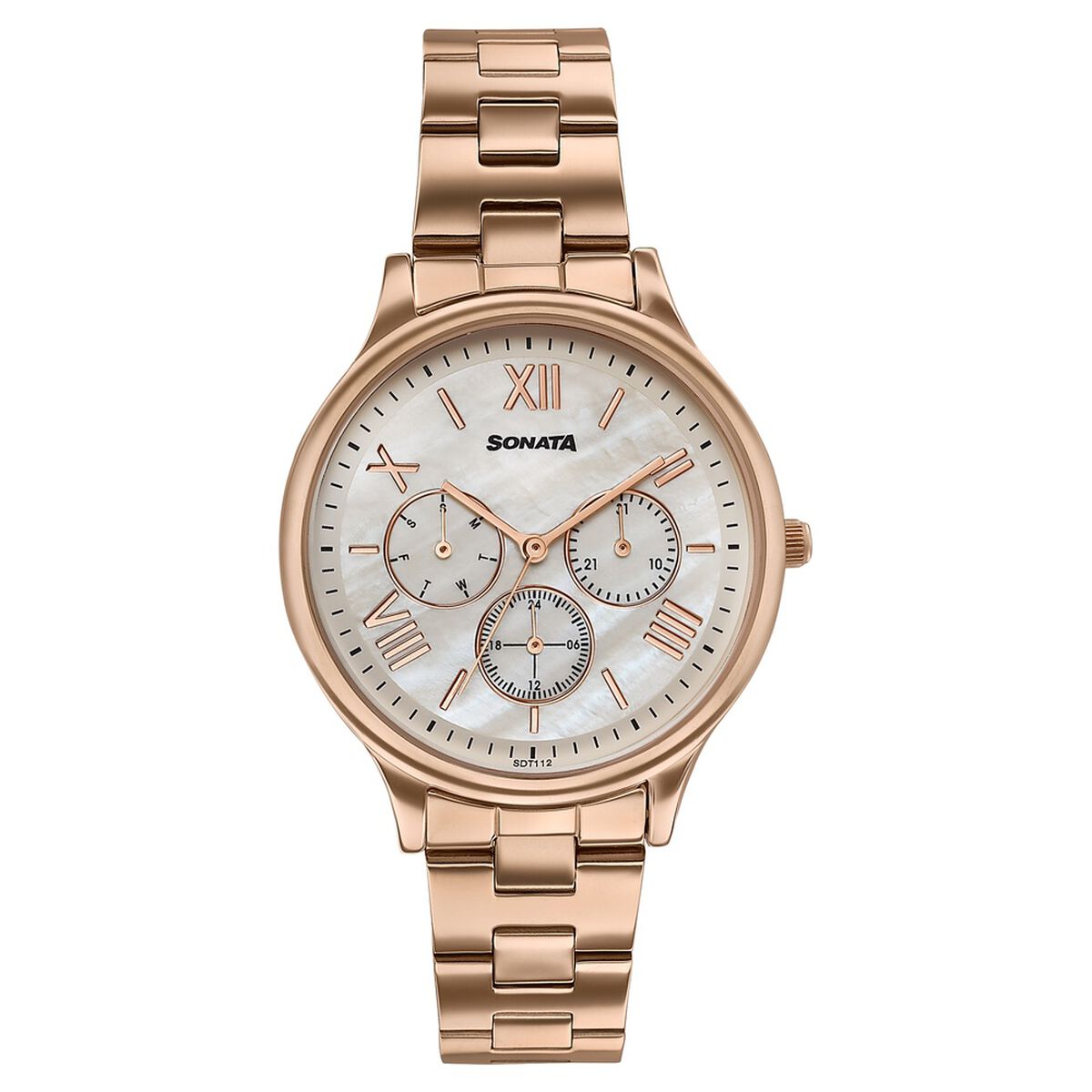 Sonata Women's Work Wear rose gold Watch - Premium Multifunction design for everyday style 1