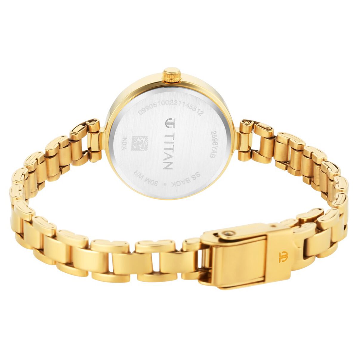 Titan Lagan Silver Dial Analog Metal Strap Watch for Women 5