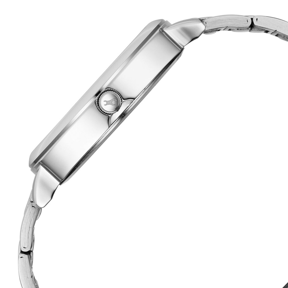 Fastrack Stunners X Quartz Analog Grey Dial Stainless Steel Strap Watch For Guys 4