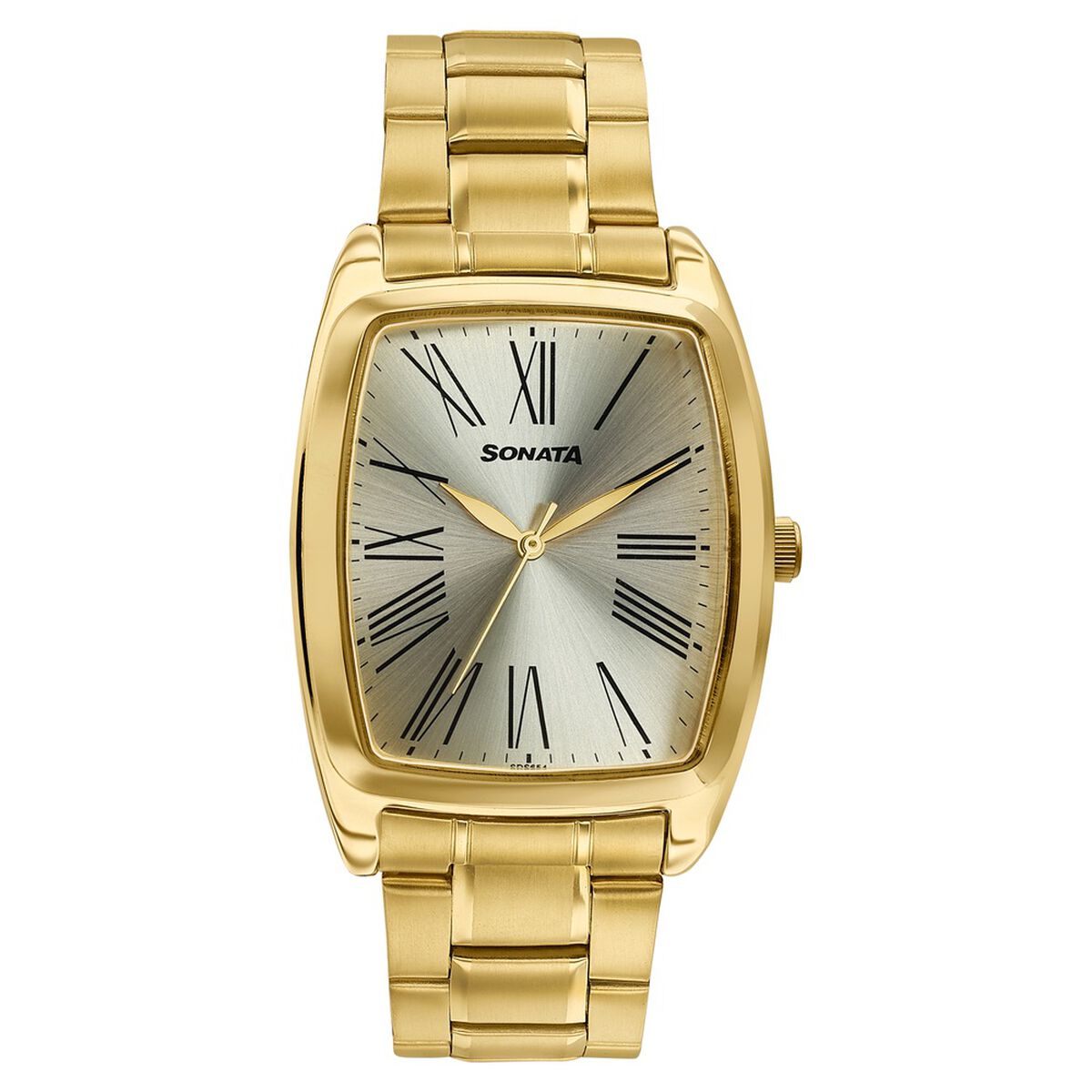 Sonata Ascent Gold Tonneau Watch for Men 1