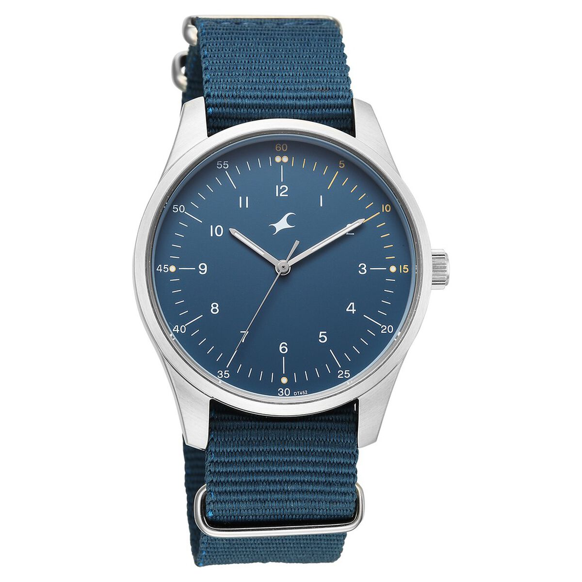 Fastrack Stunners Quartz Analog Blue Dial Blue Nylon Strap Watch For Guys 2