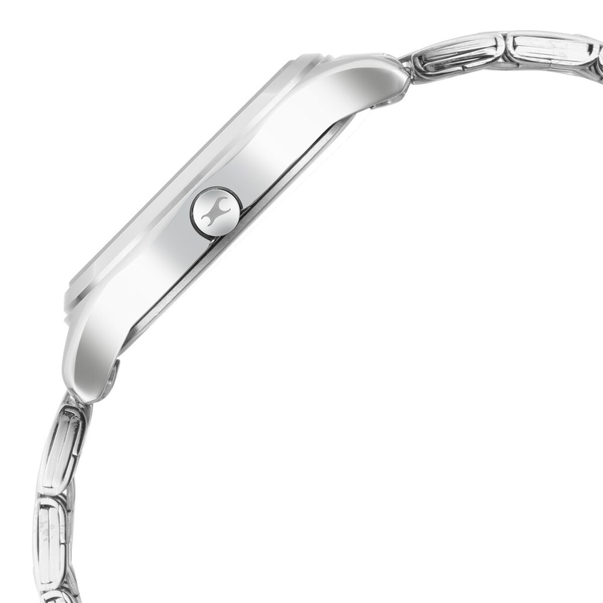 Fastrack Stunners Quartz Analog Silver Dial Metal Strap Watch for Girls 5