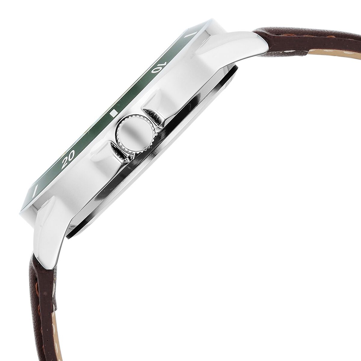 Fastrack Stunners X Quartz Analog Green Dial Leather Strap Watch For Guys 4