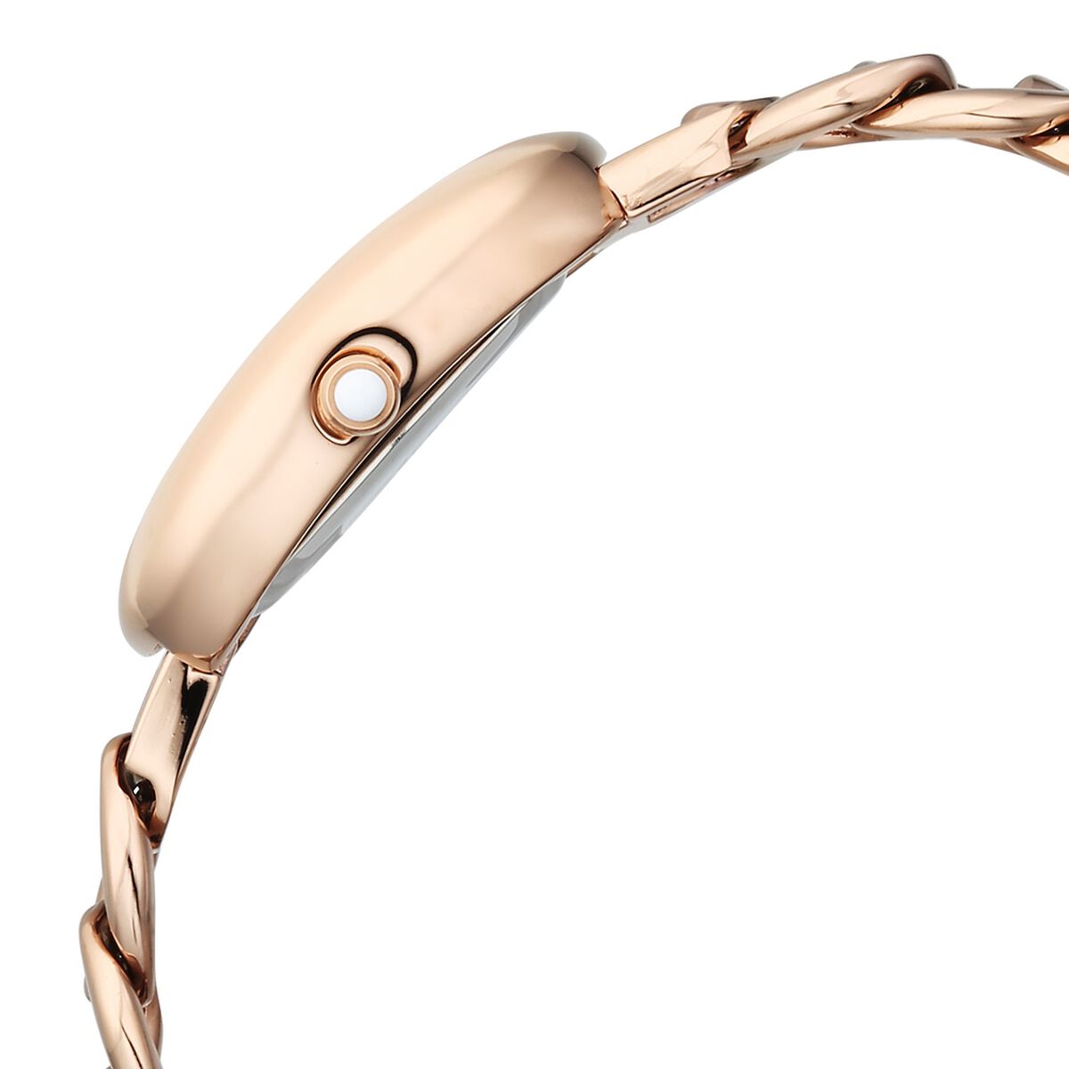 Vyb Mirage By Fastrack Quartz Analog Rose Gold Dial Rose Gold Metal Strap Watch For Girls 5