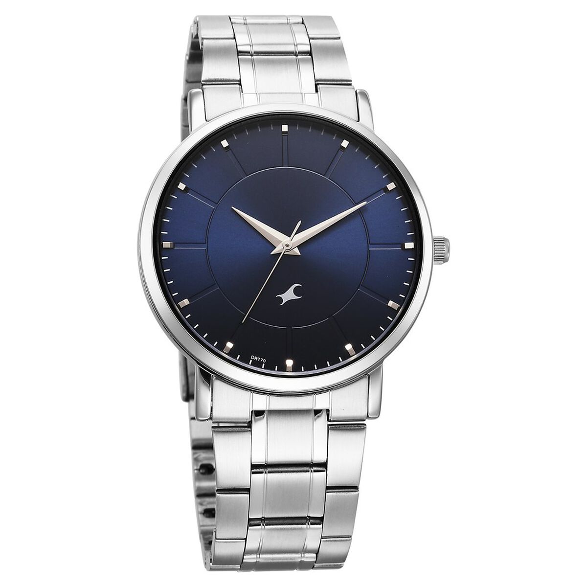 Fastrack Stunners X Quartz Analog Blue Dial Stainless Steel Strap Watch For Guys 2