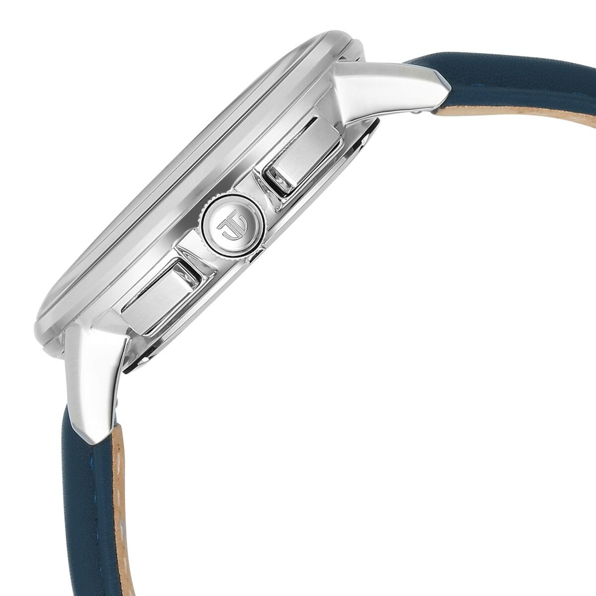 Titan Light leathers Multifunction Ocean Blue Dial Leather Strap Watch For Men 4