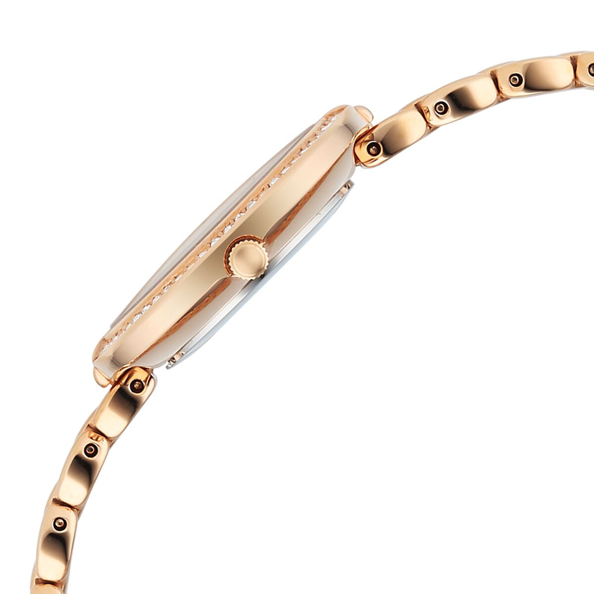 Titan Raga Chic Glam Quartz Analog Mother Of Pearl Dial Rose Gold Metal Strap Watch For Women 4