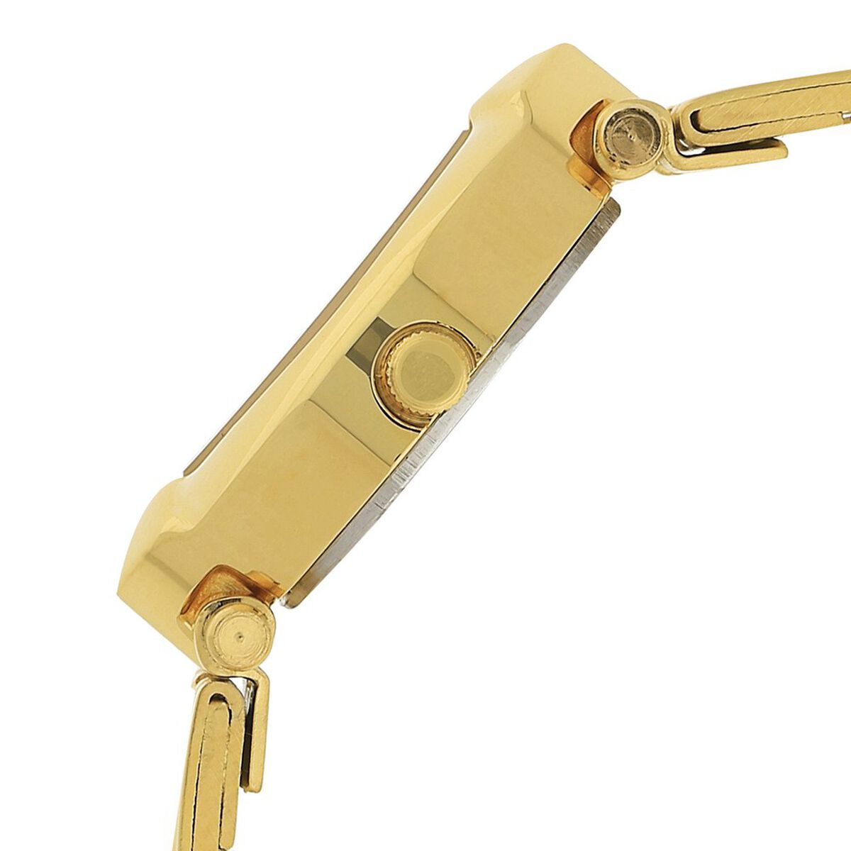 Titan Quartz Analog Champagne Dial Watch For Women With Golden Stainless Steel Strap 3