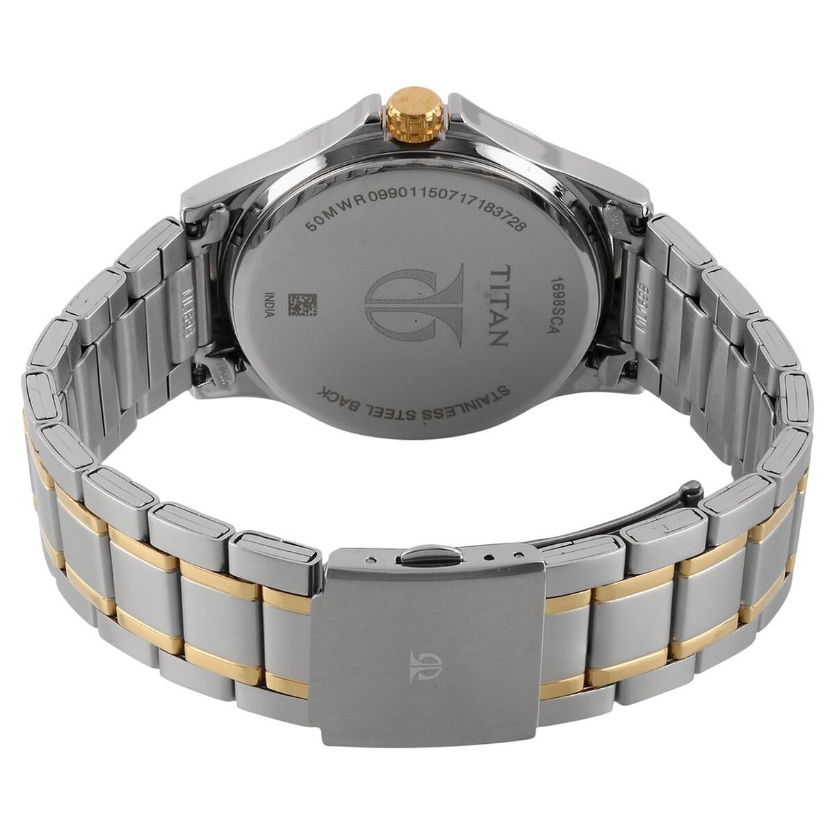 Titan Workwear Silver Dial Quartz Multifunction Stainless Steel Strap watch for Men 4
