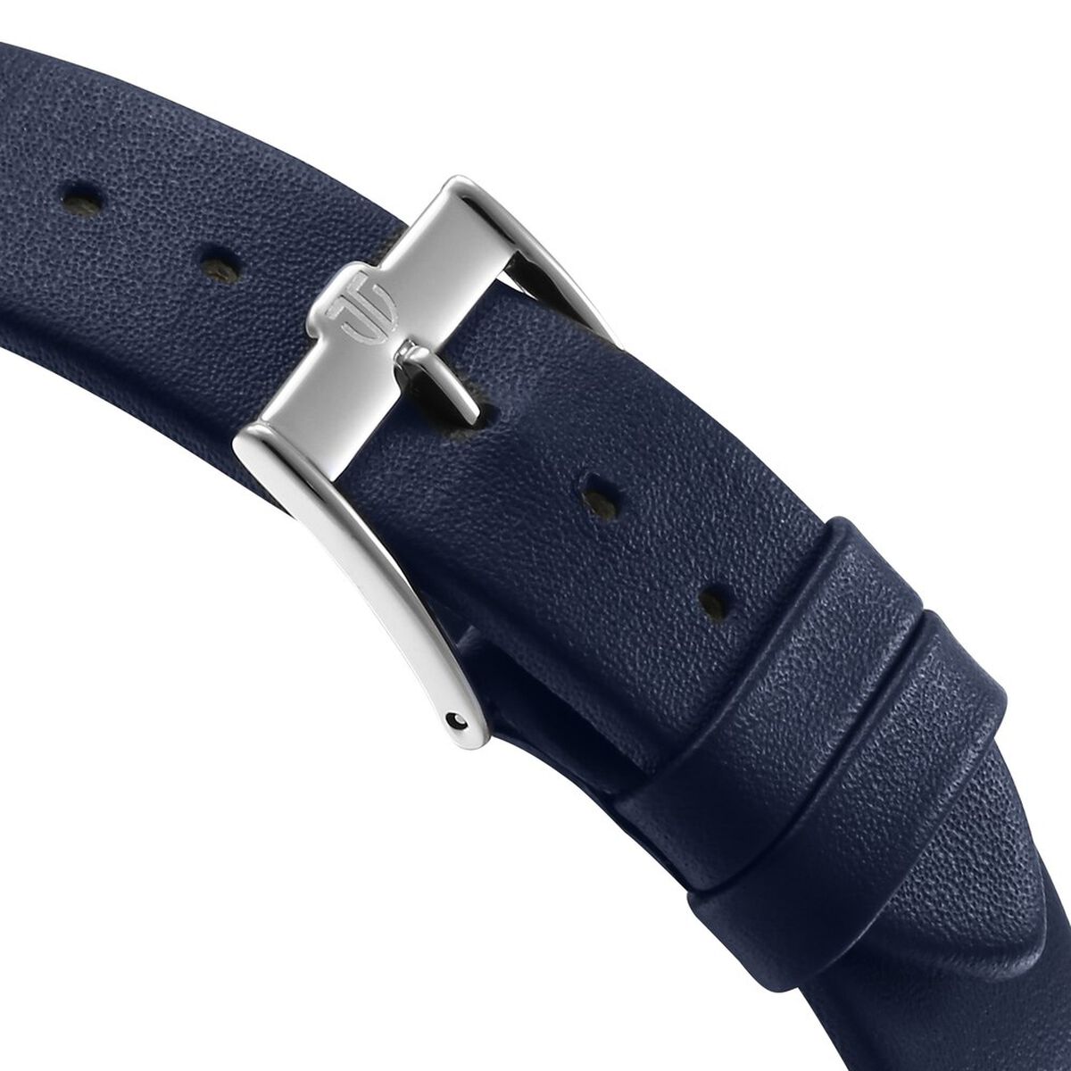 Titan Edge Murals Quartz Analog Blue Dial Blue Leather Strap Watch For Men 5