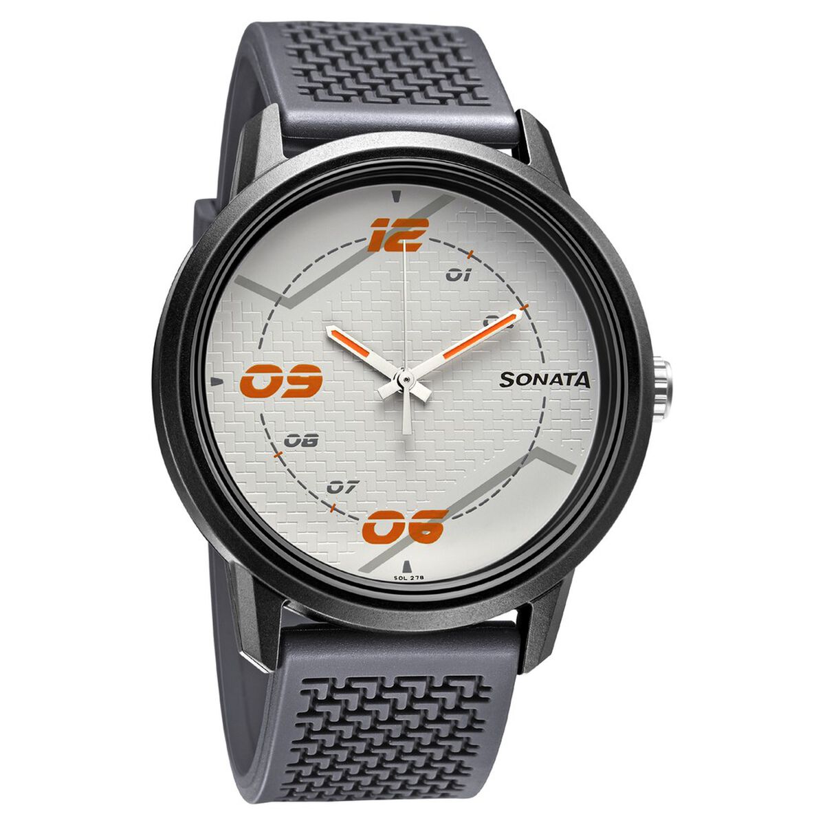 Sonata Quartz Analog PU Strap Watch for Men 1