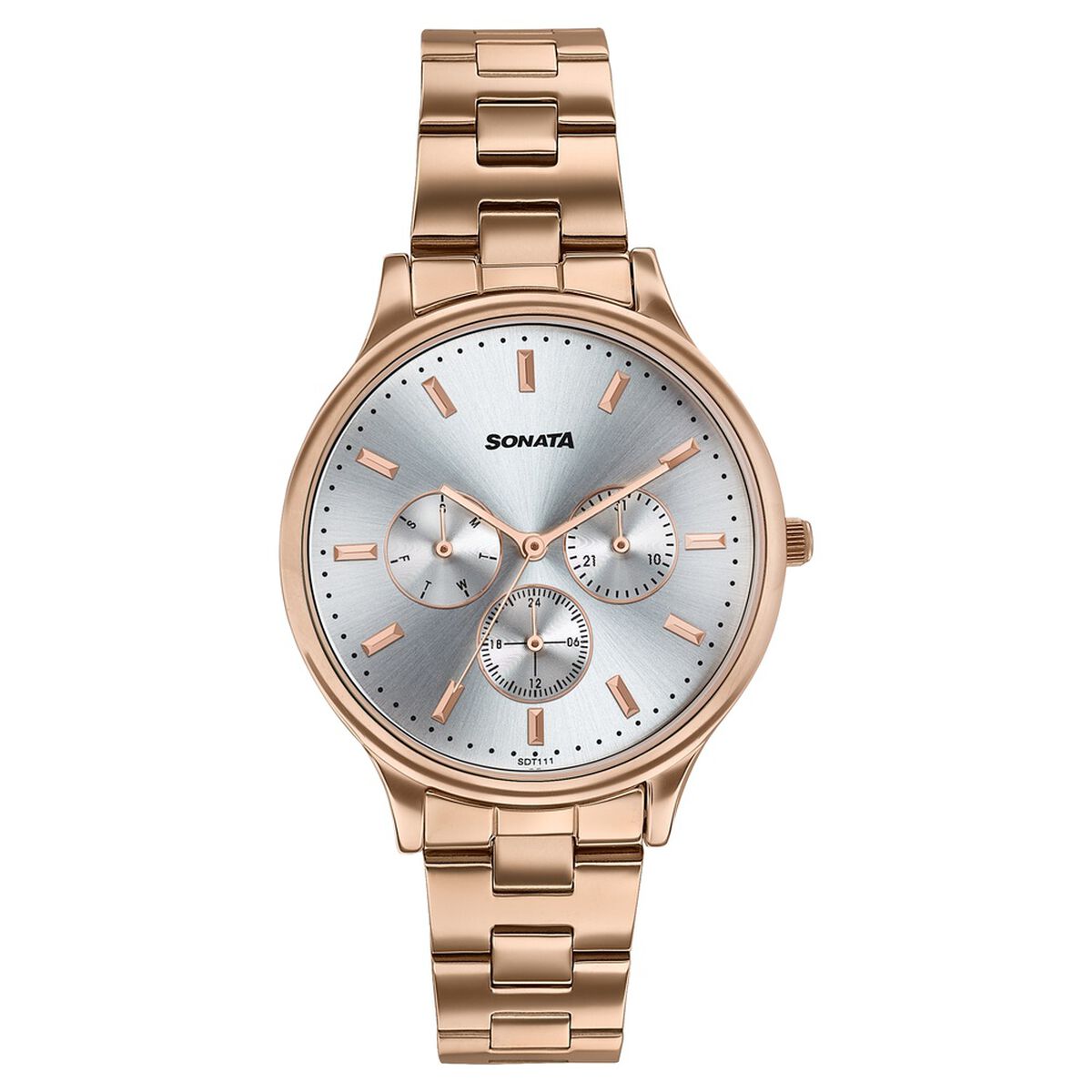 Sonata Women's Work Wear rose goldWatch - Premium Multifunction design for everyday style 1