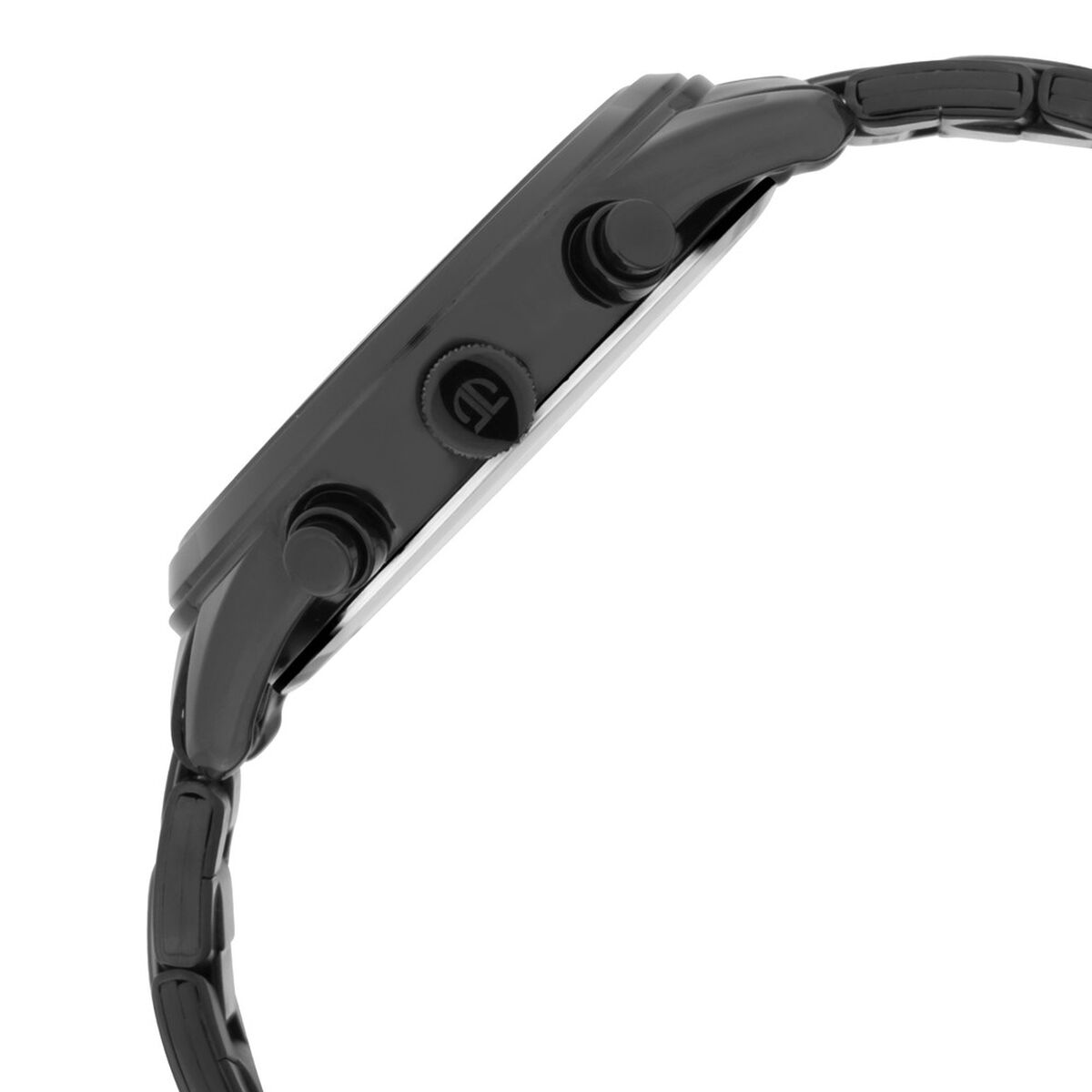 Titan Workwear Multifunction Black Dial Black Metal Strap Watch For Men 5