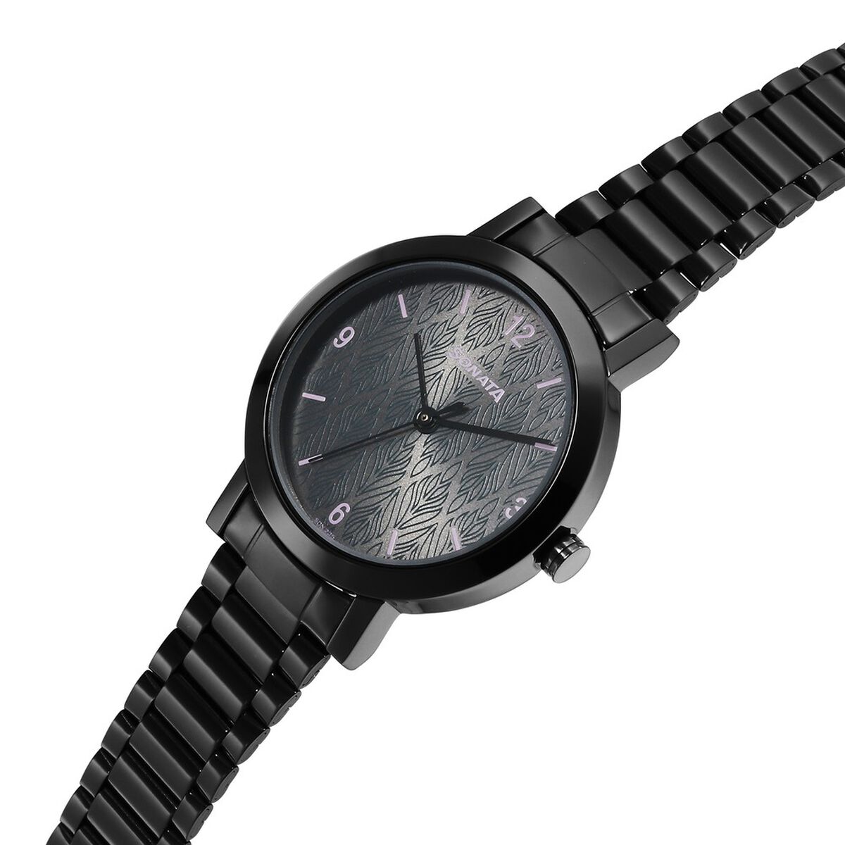 Sonata Ladies Essentials Grey Dial Stainless Steel Strap Watch for Women 3