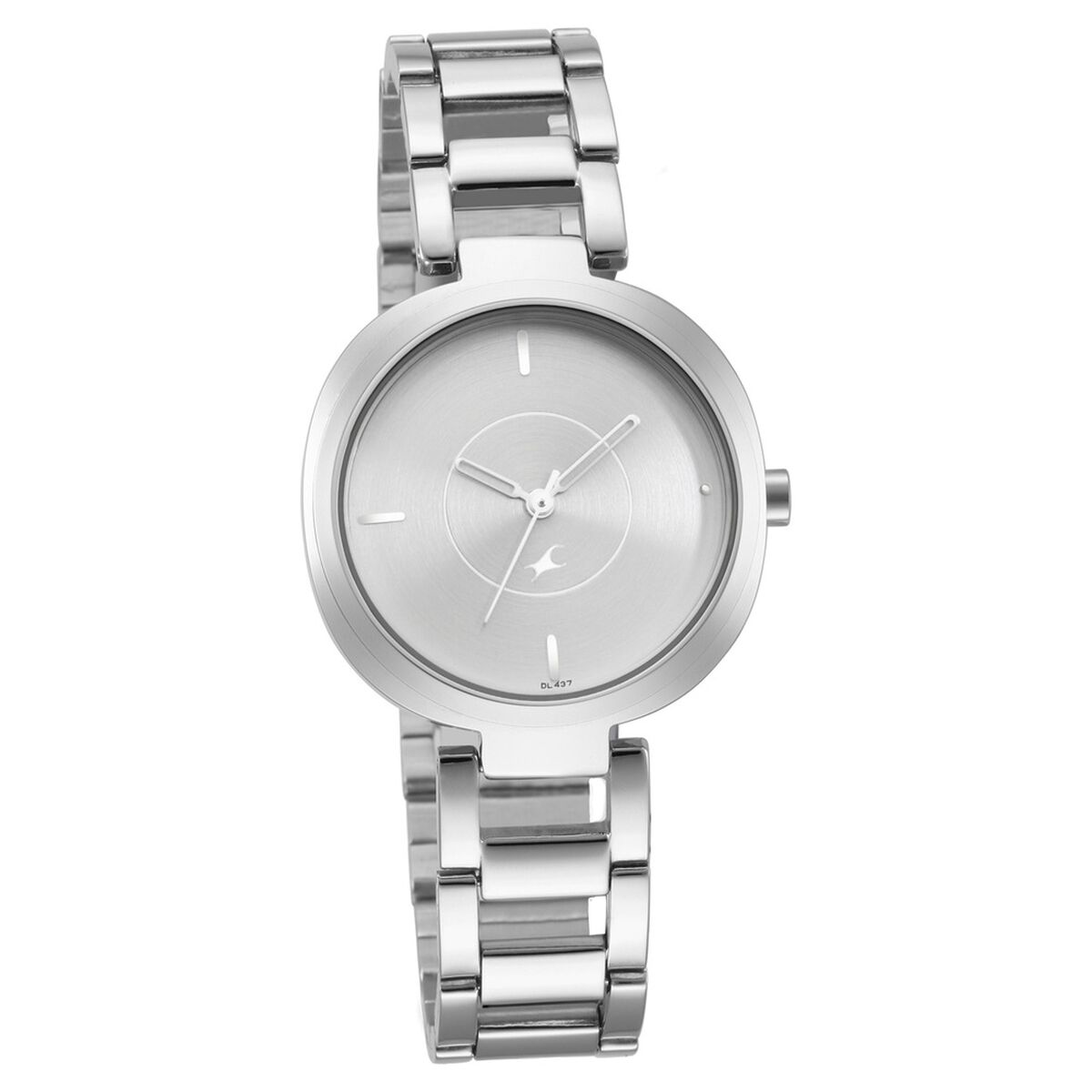 Fastrack Stunners Quartz Analog Silver Dial Metal Strap Watch for Girls 2
